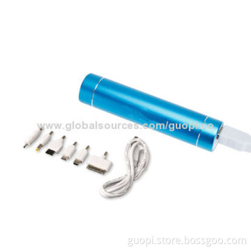 2,800mAh Portable Power Bank with Strong Torch